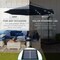 Best Choice Products 10ft Solar LED Offset Hanging Outdoor Market Patio Umbrella w/ Adjustable Tilt